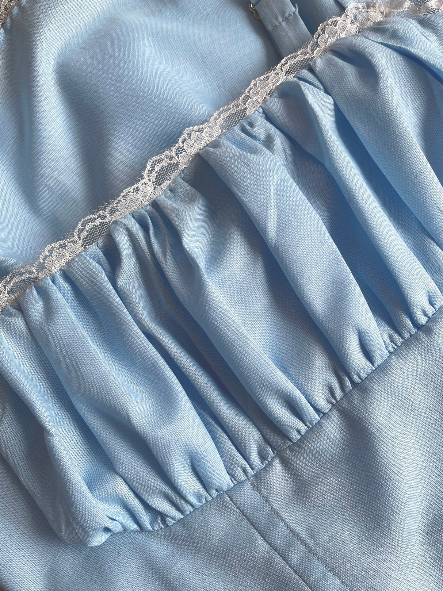 Rossa Mini Dress With Corset Back In Sky Blue
