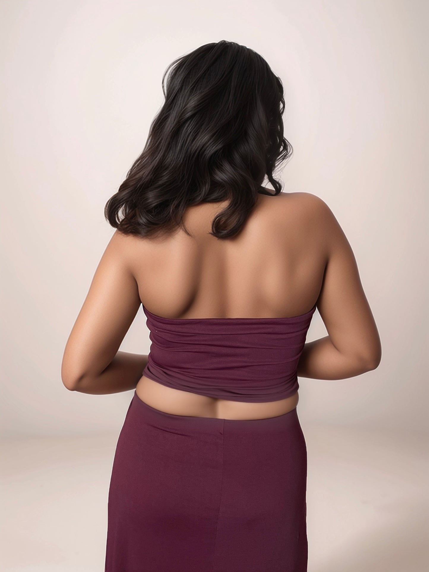 Noa Hammock Top In Burgundy