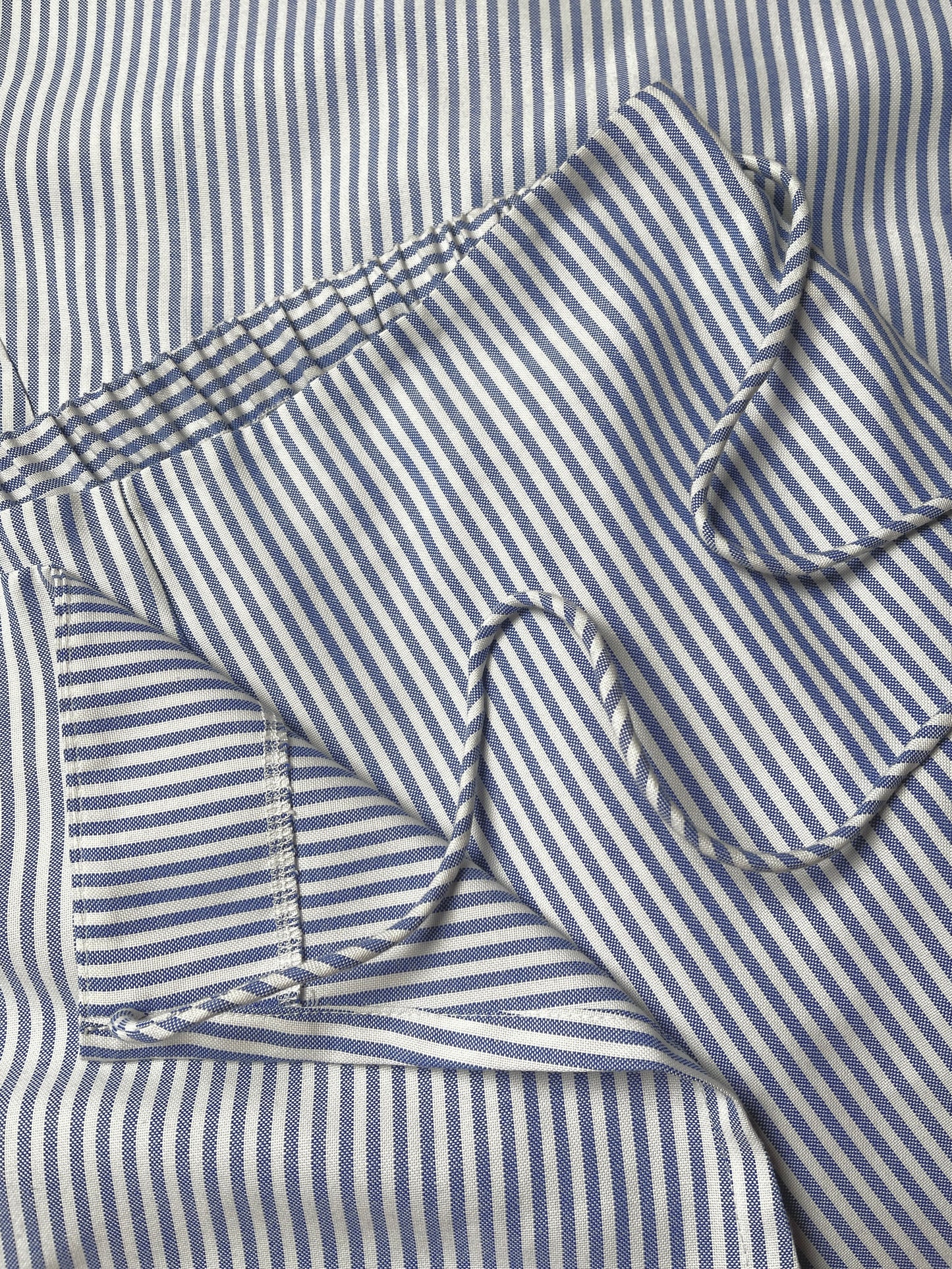 Juno Striped Skort With Tie Up In Oxford Blue